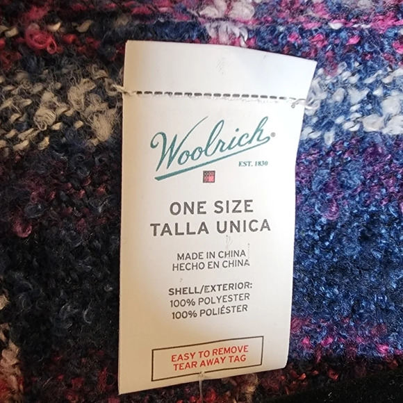 NWT Woolrich Purple Blanket Wrap. Soft and Cozy. One Size. - Picture 4 of 16